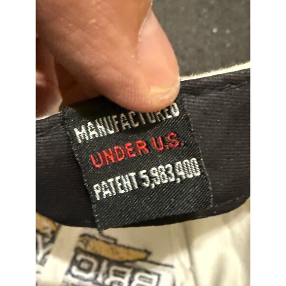 Vintage Brickyard 400 August 8 2004 Mens White Adjustable Strapback Hat Cap - Picture 8 of 9